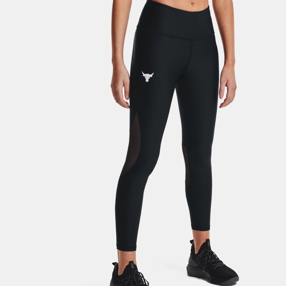 {Under Armour} Project Rock Black Leggings